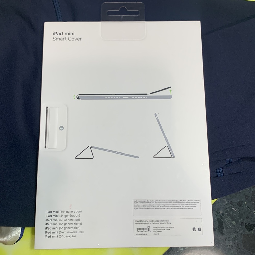 🌹Apple iPad Mini Smart Cover - Blue New - Picture 2 of 8